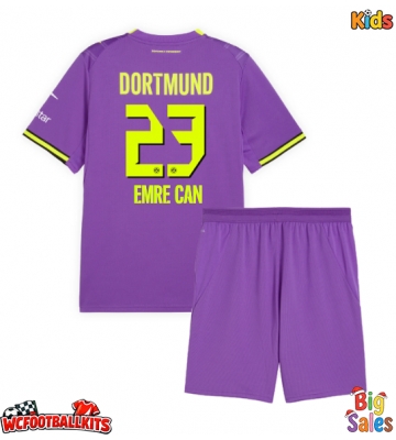 Borussia Dortmund Emre Can #23 Replica Third Stadium Kit for Kids 2026-27 Short Sleeve (+ pants)